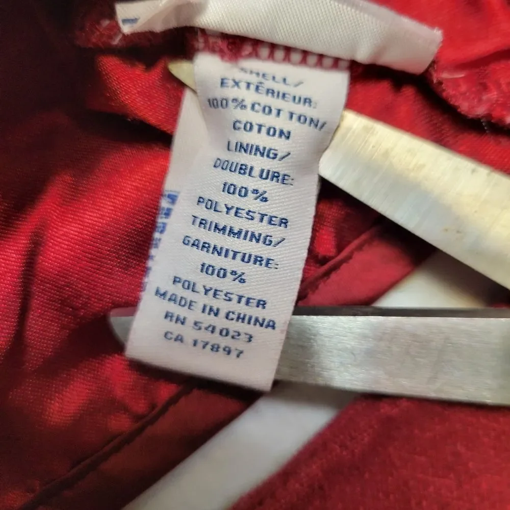 Y2K Old Navy 2 Piece Red Velvet Set with Tie Front Bolero Top Flared Pants